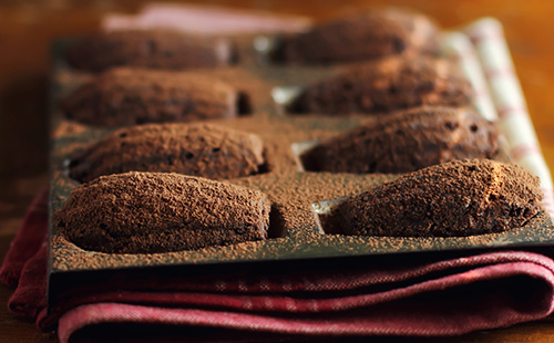 Madeleines au chocolat