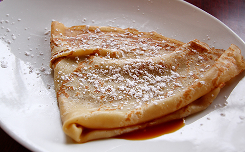 Crêpe à la confiture de lait