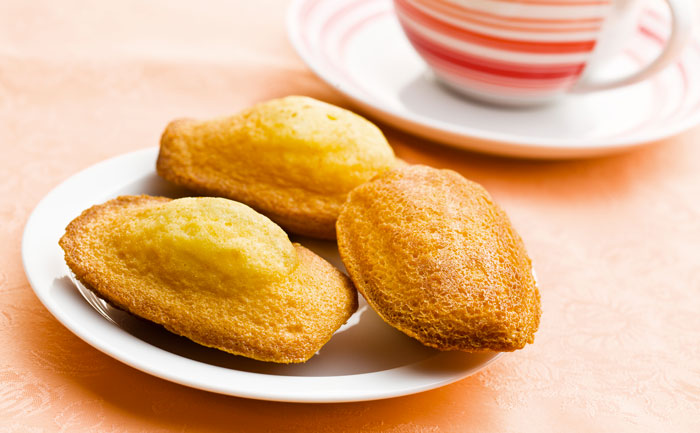 Madeleines sans gluten au citron