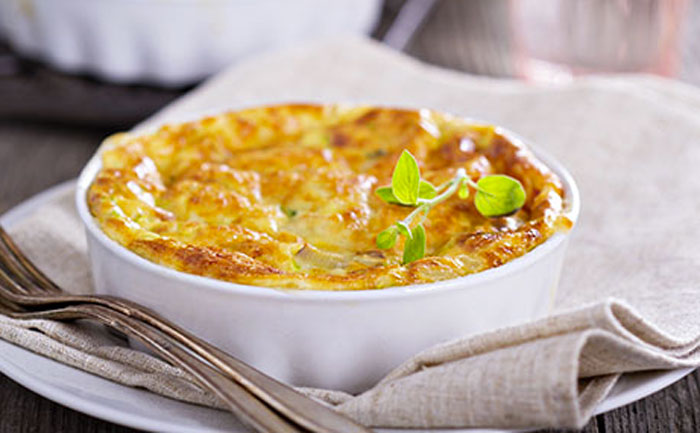 Quiche au jambon sans pâte sans gluten