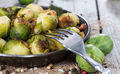 Choux de Bruxelles aux lardons