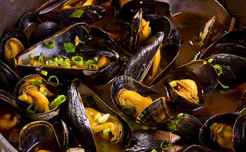 Moules à la bière brune