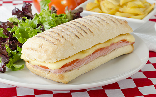 Panini jambon tomate fromage Panini jambon tomate fromage