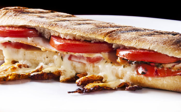 Panini au chorizo et cheddar Panini au chorizo et cheddar