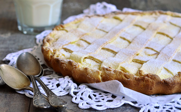 Crostata di ricotta (tarte italienne à la ricotta)