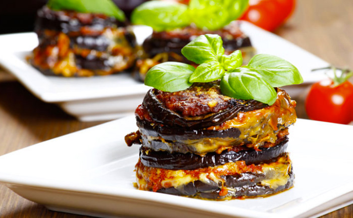 Aubergines à la parmigiana