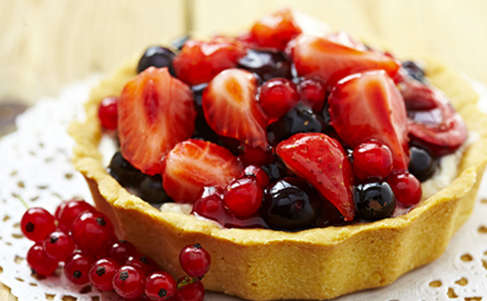 Tarte aux fruits rouges et mascarpone