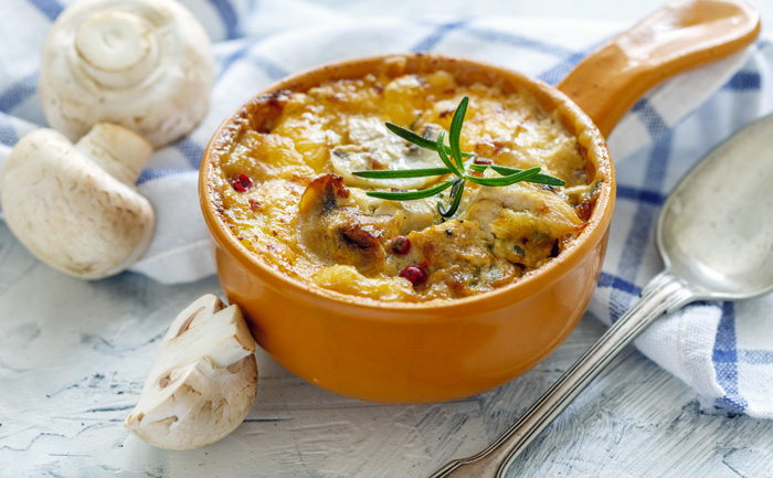 Tartiflette aux champignons